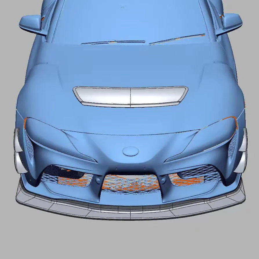 RM Engineering GT4+ SPLITTER KIT For TOYOTA A90 SUPRA