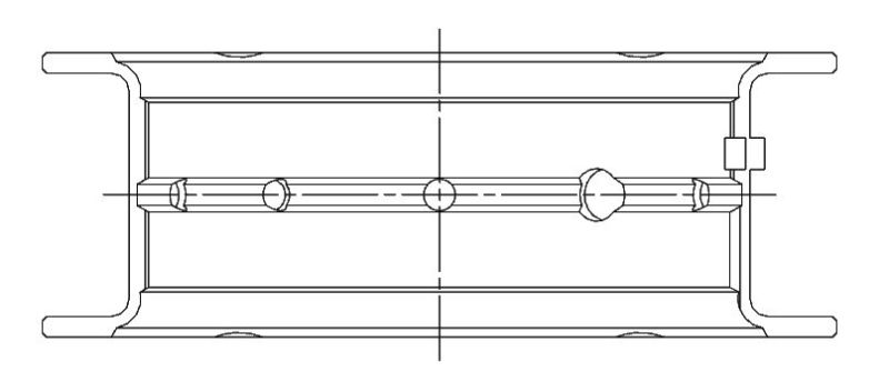 ACL Nissan RB26DETT 0.25 Oversized High Performance Main Bearing Set - CT-1 Coated 7M2428HC-.25