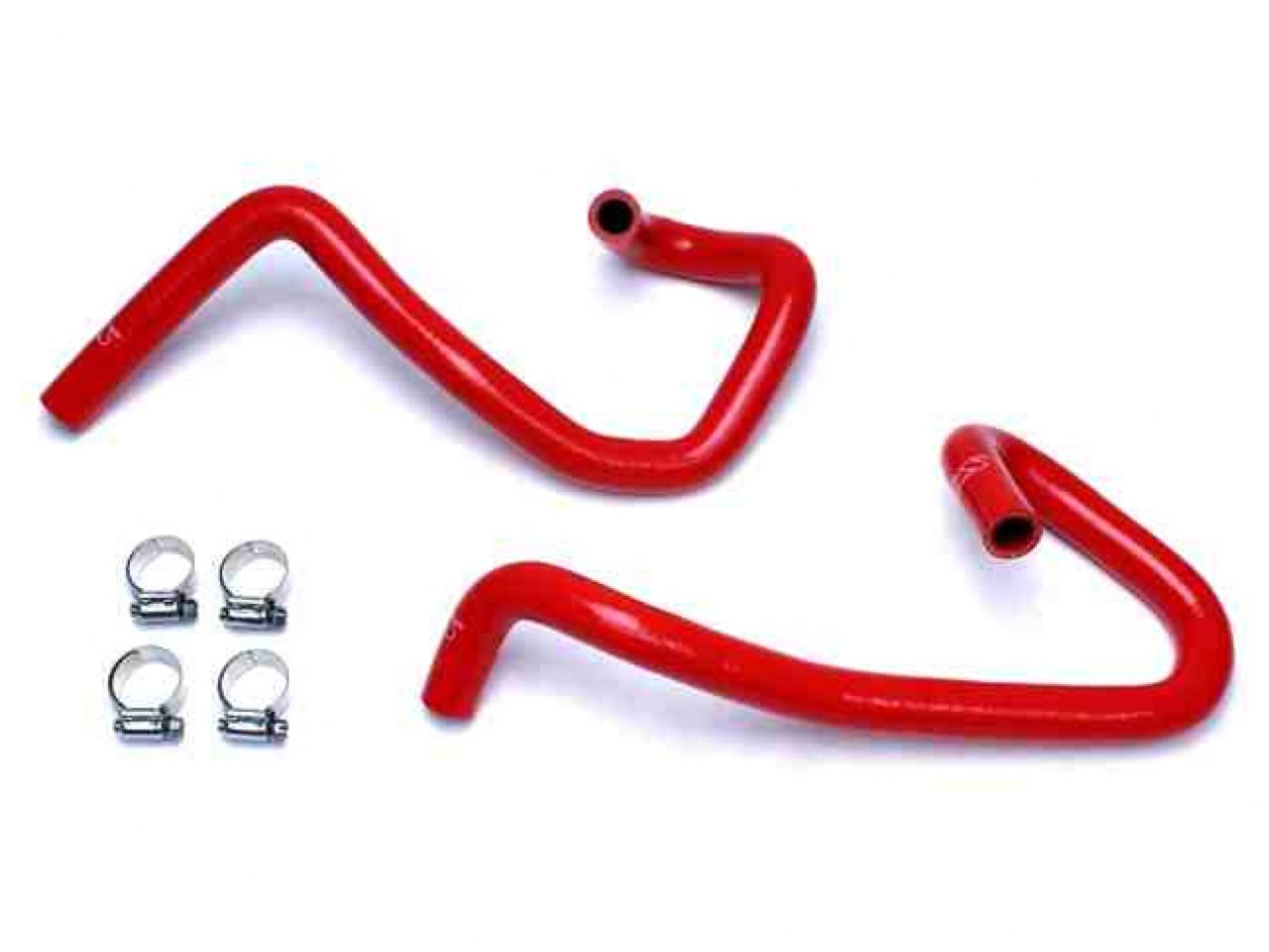 HPS Performance Products HPS Reinforced Red Silicone Heater Hose Kit Coolant Toyota 05-18 Tacoma 2.7L 4Cyl