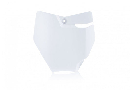 Acerbis 16-23 KTM SX65/ 21-23 GasGas MC65 Front Number Plate - 20 White 2449406811