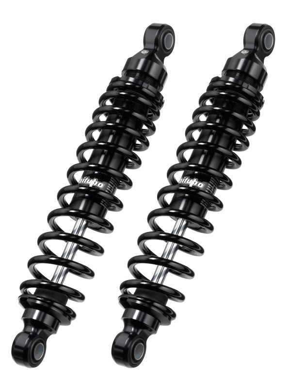Bitubo Suspension Bitubo WMB0 Twinshocks Adjustable: Spring Preload, Length 376mm, Dark Edition D0010WMB02V2