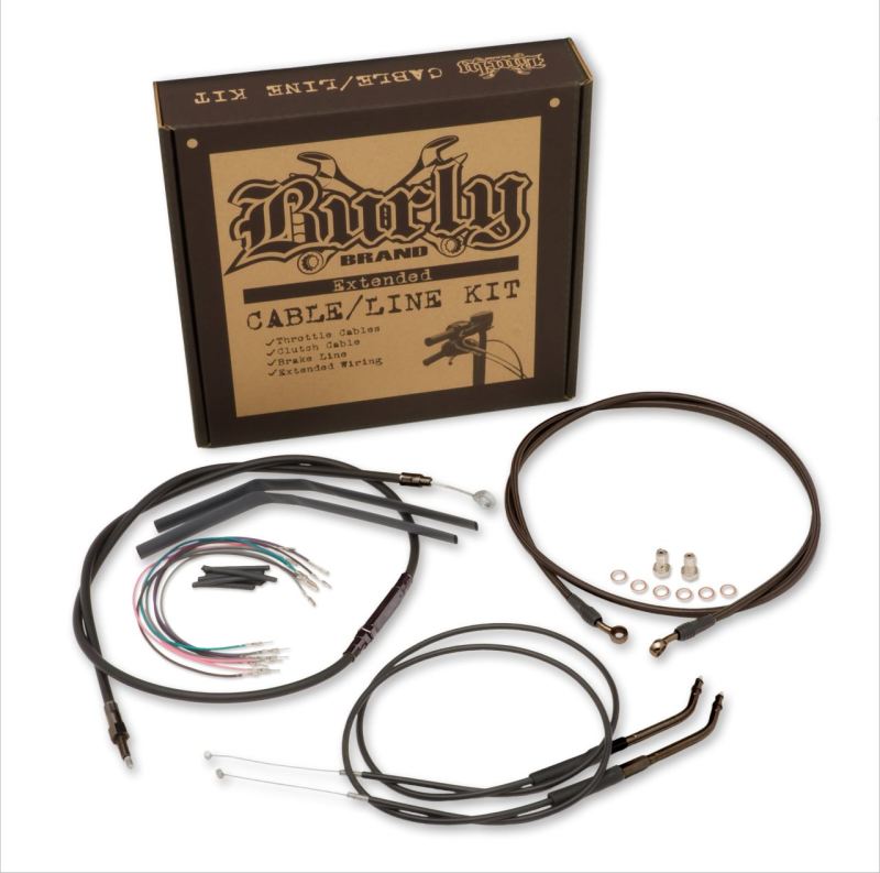 Burly Brand Control Kit 14in T-Bar - Black B30-1189