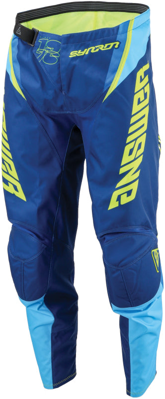 Answer 24 Syncron Envenom Pants Blue/Hyper Acid Youth Size - 16 442595
