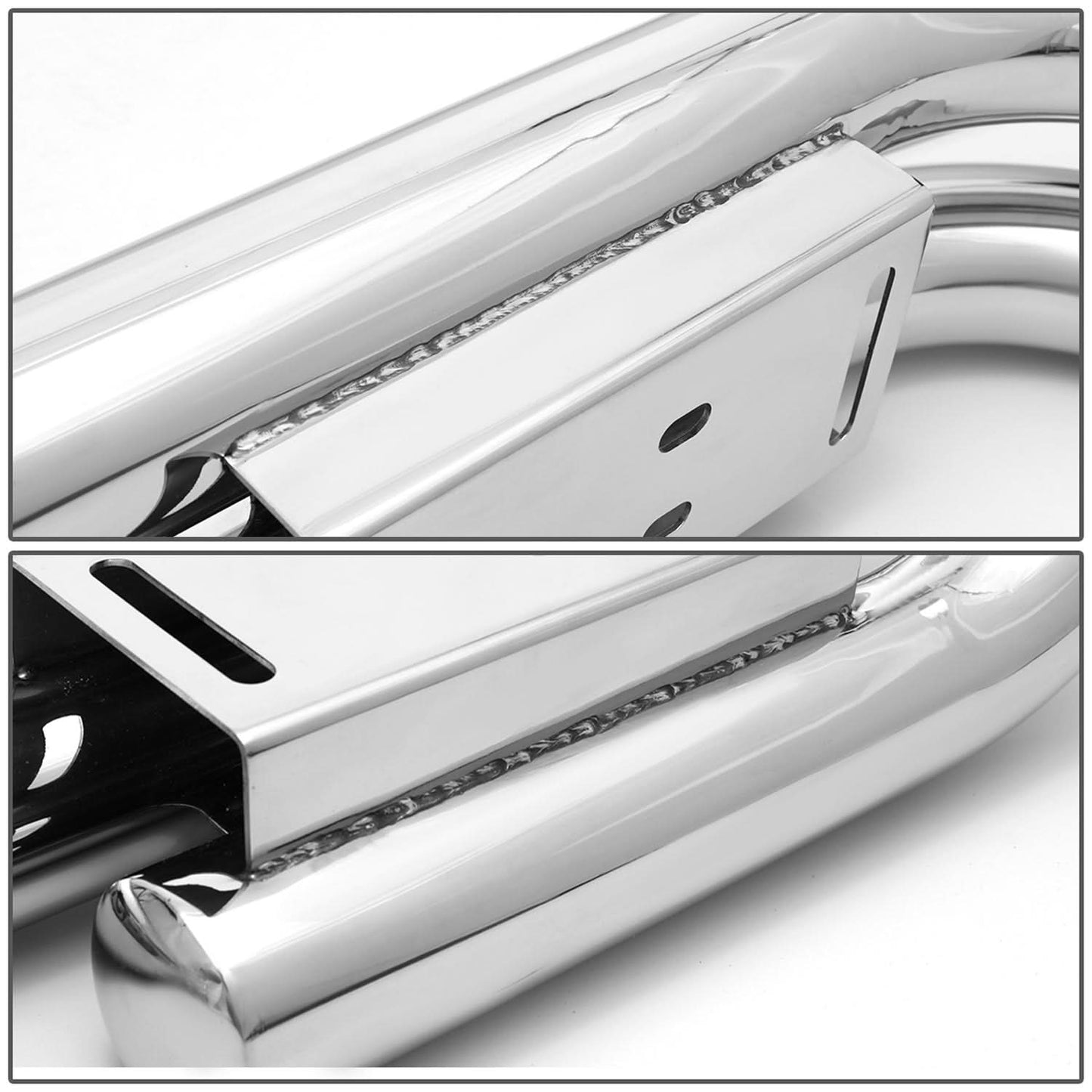 87-06 Jeep Wrangler Tubular Rear Bumper Guard - Chrome