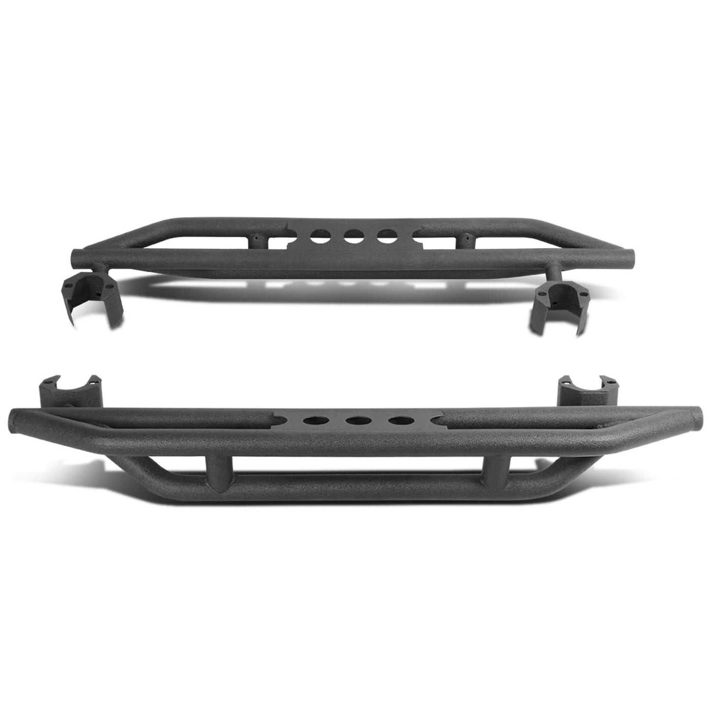 07-16 Jeep Wrangler 2 Door Rock Crawler Nerf Bar / Step Bar Black