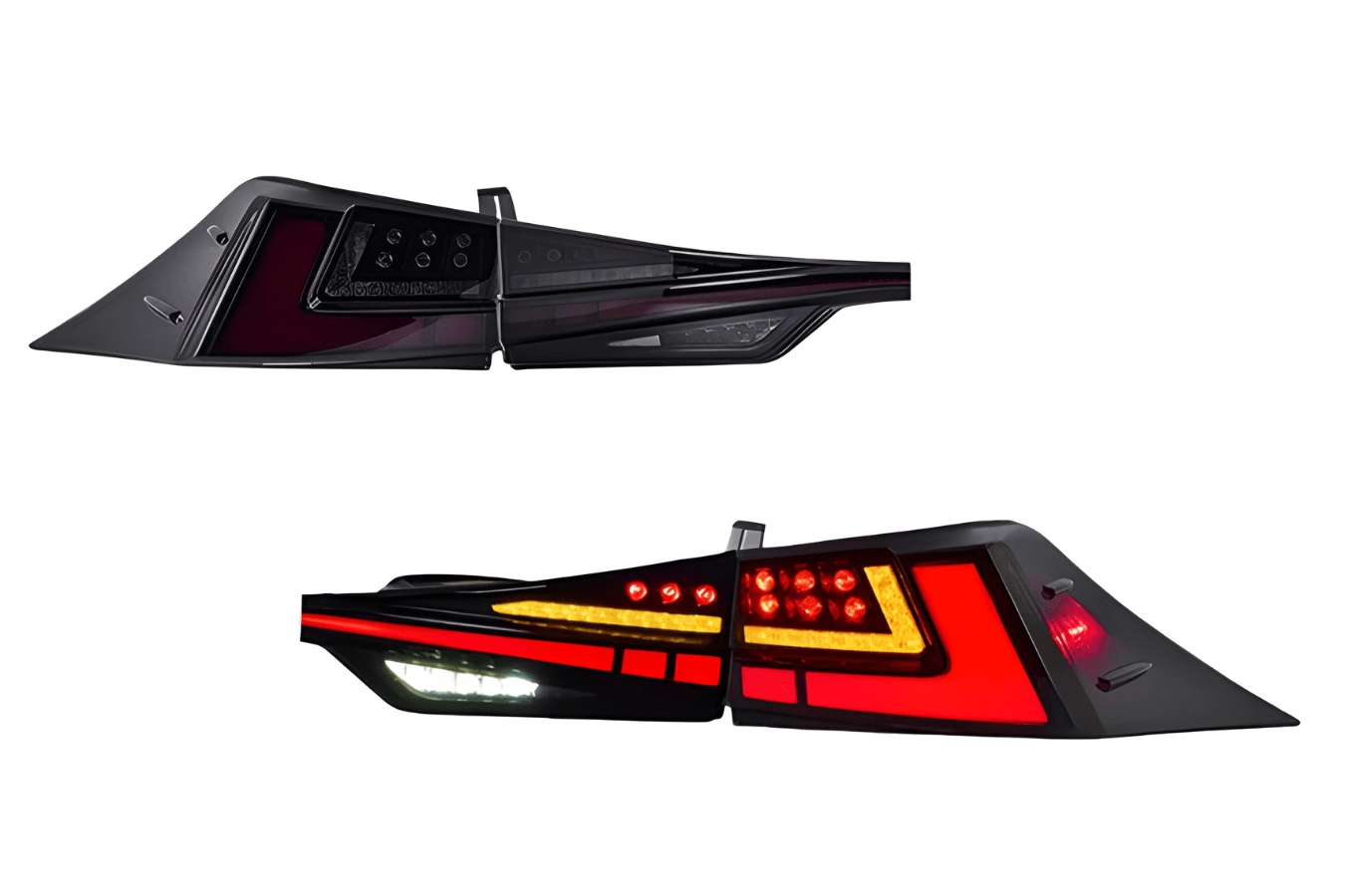 Lexus IS 300h Modern Tail Light Upgrade (RGB Color Changing) LED Tail Lights (2014-2020)