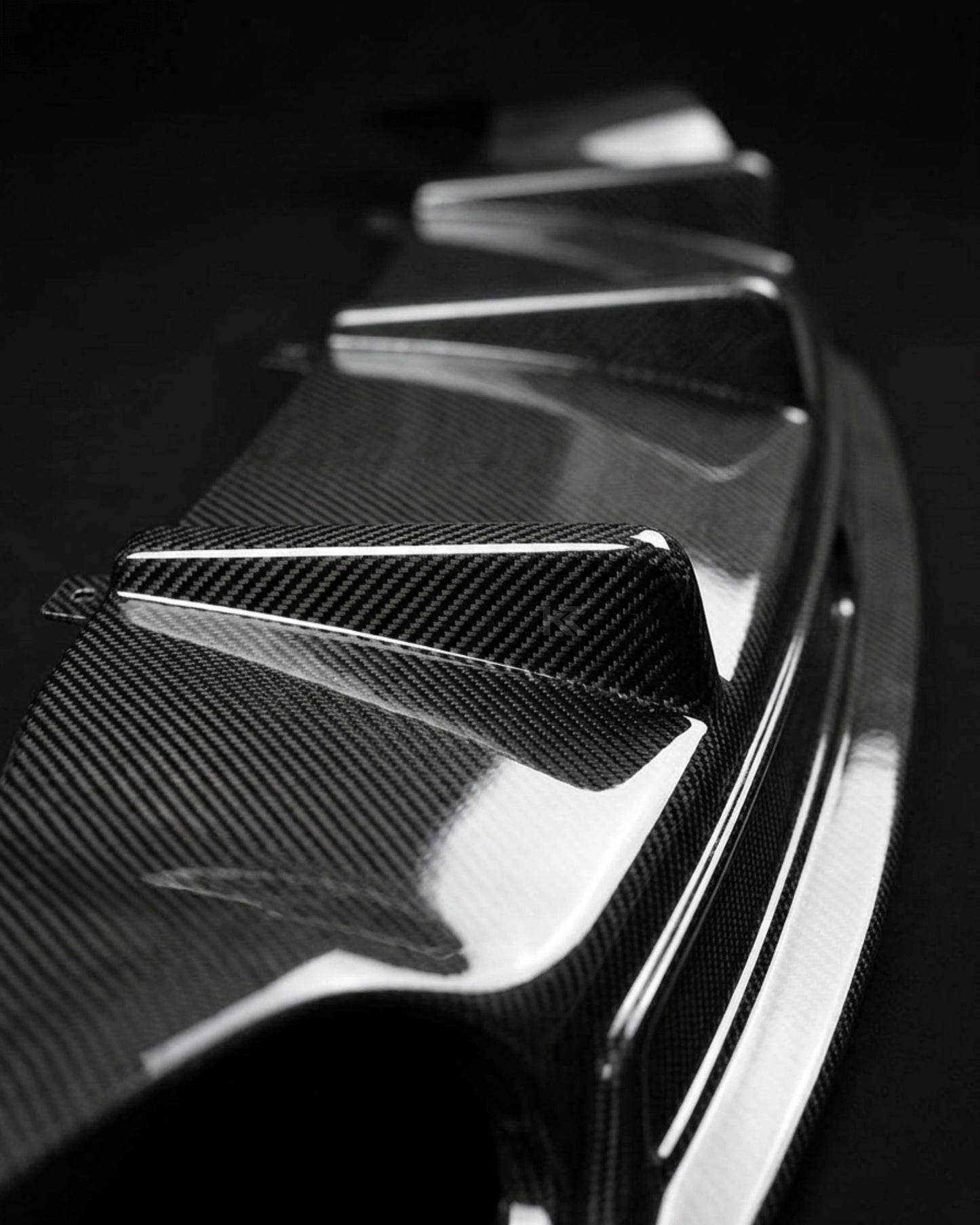 2013–2016 Audi A7 S-Line C7 Sportback Rear Bumper Diffuser – Carbon Fiber