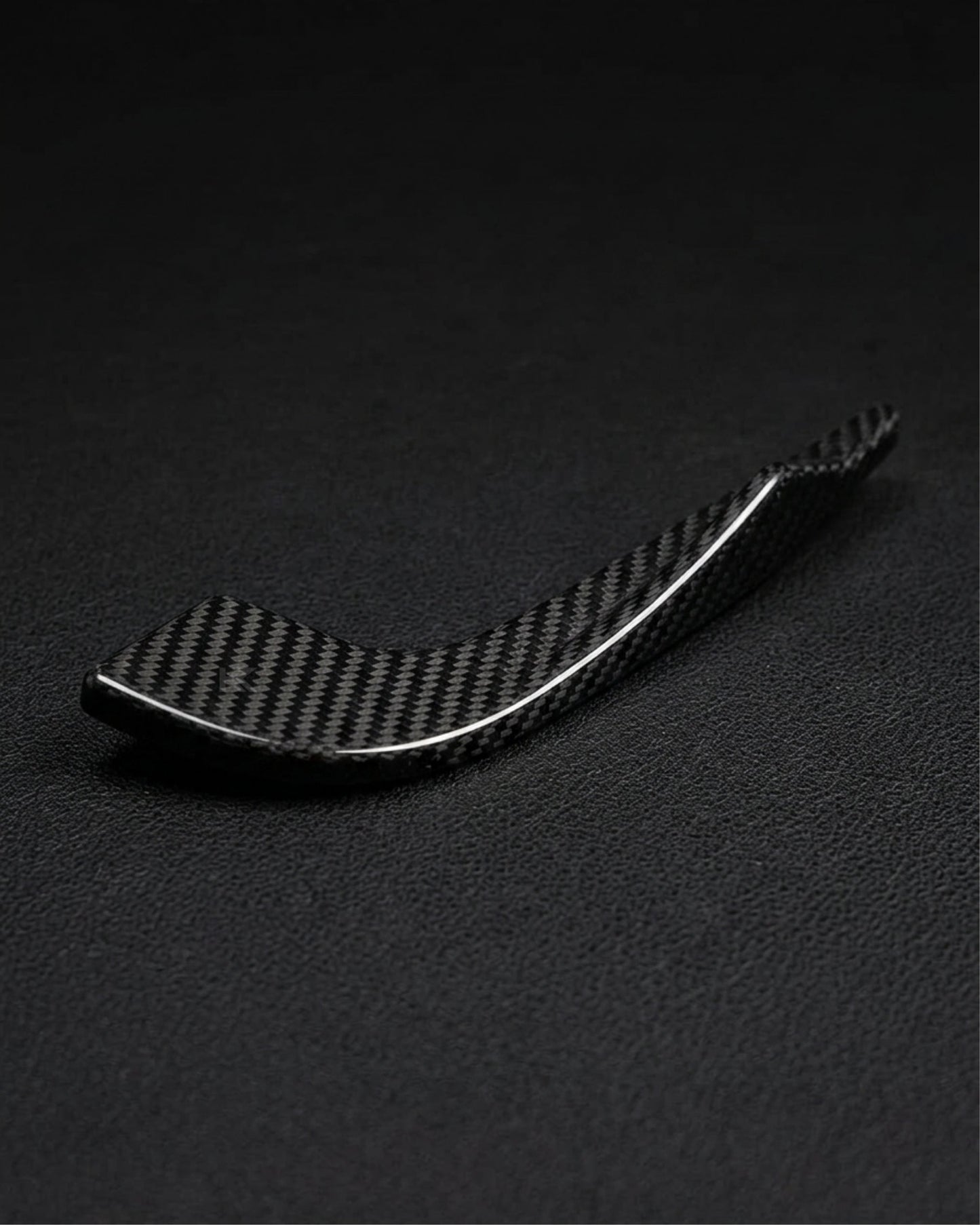 2017–2019 Audi RS3 8V Sedan Front Bumper Fins – Carbon Fiber