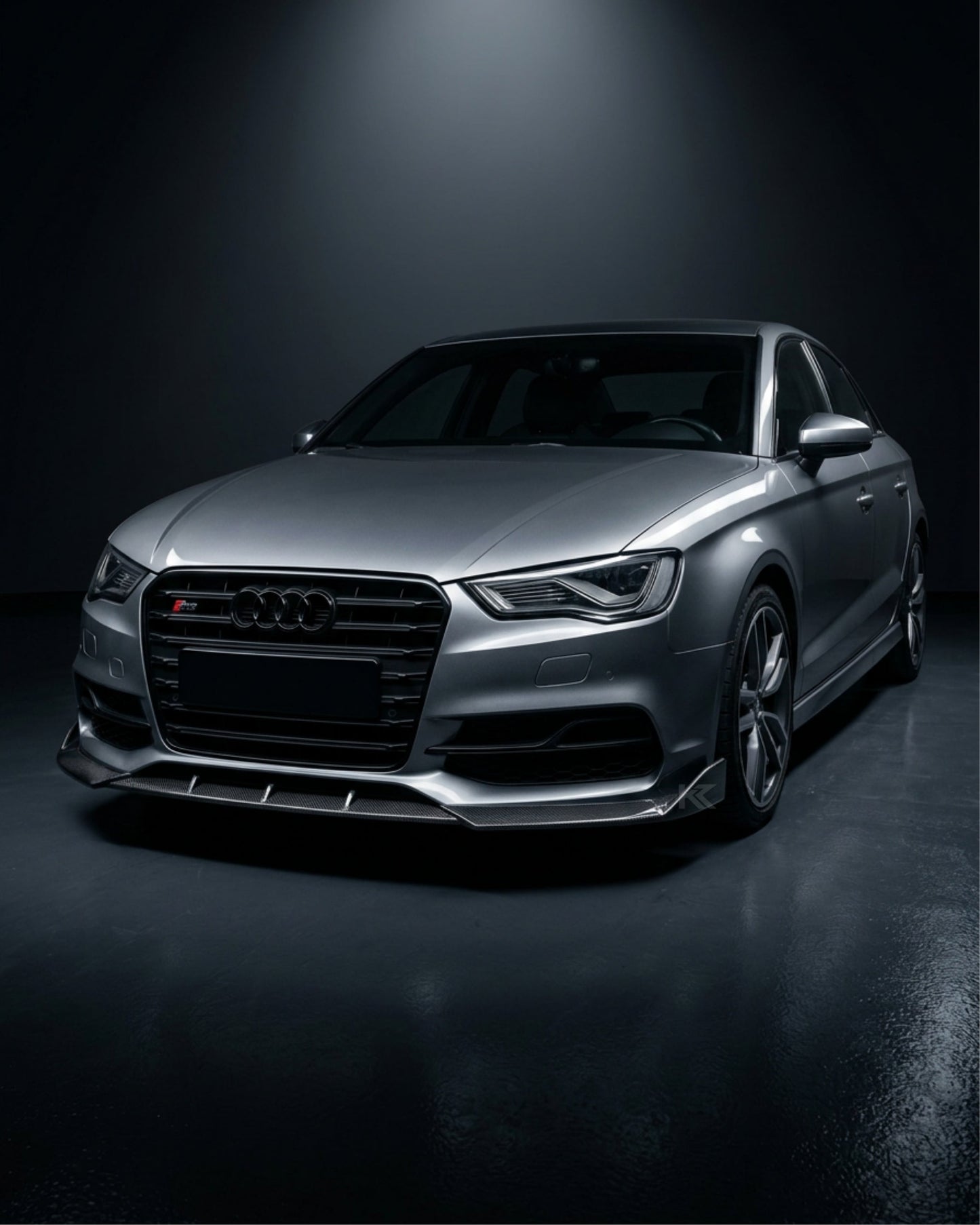 2014–2016 Audi A3 S-Line / S3 8V Sedan Front Bumper Splitter – Carbon Fiber