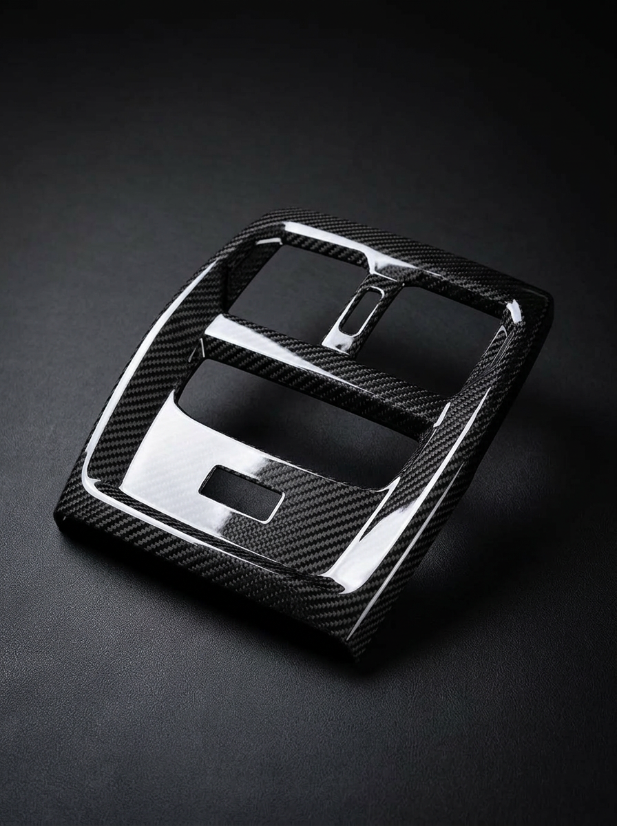 BMW 3 Series G80 G82 M3 M4 Carbon Fiber Rear Console Trim (2019+)