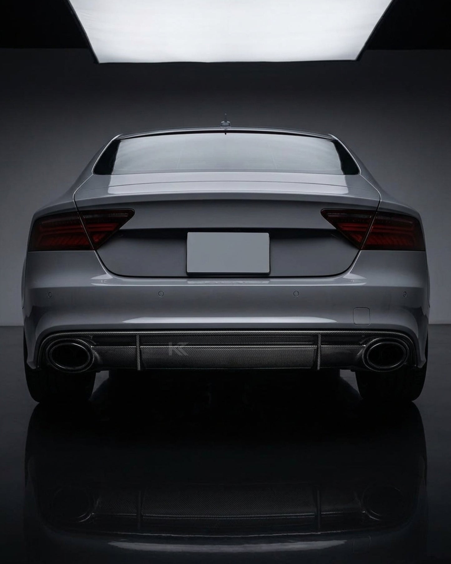 2014–2018 Audi RS7 C7 4G Sportback Factory Style Rear Bumper Diffuser – Dry Carbon Fiber