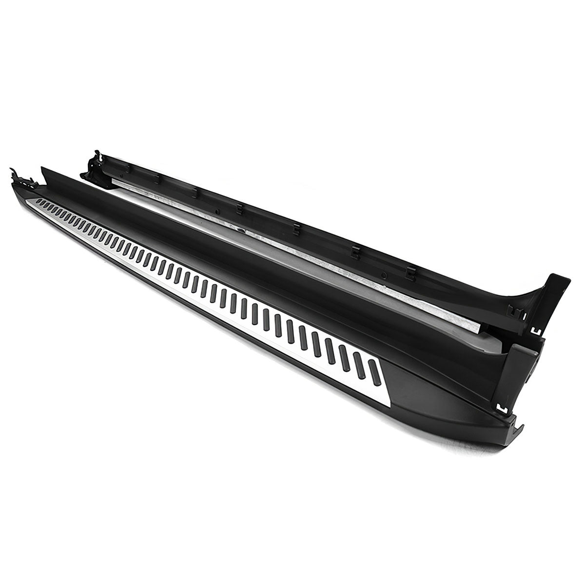 2018-2024 BMW X3 G01 Black Silver Running Boards Side Step Bars Pair