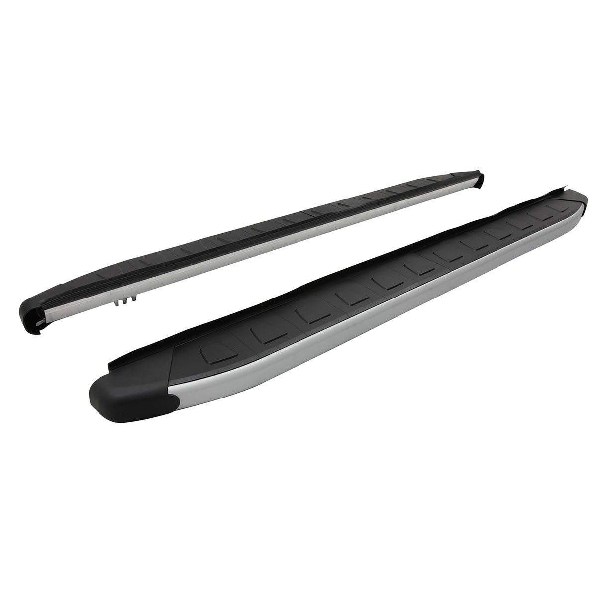 2009-2015 Honda Pilot Running Boards OE Style Black Silver Aluminum