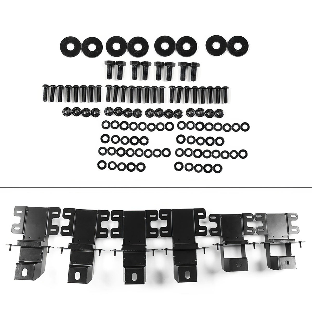 2018-2024 Jeep Wrangler JL 4-Door OE Textured Black Running Boards ABS