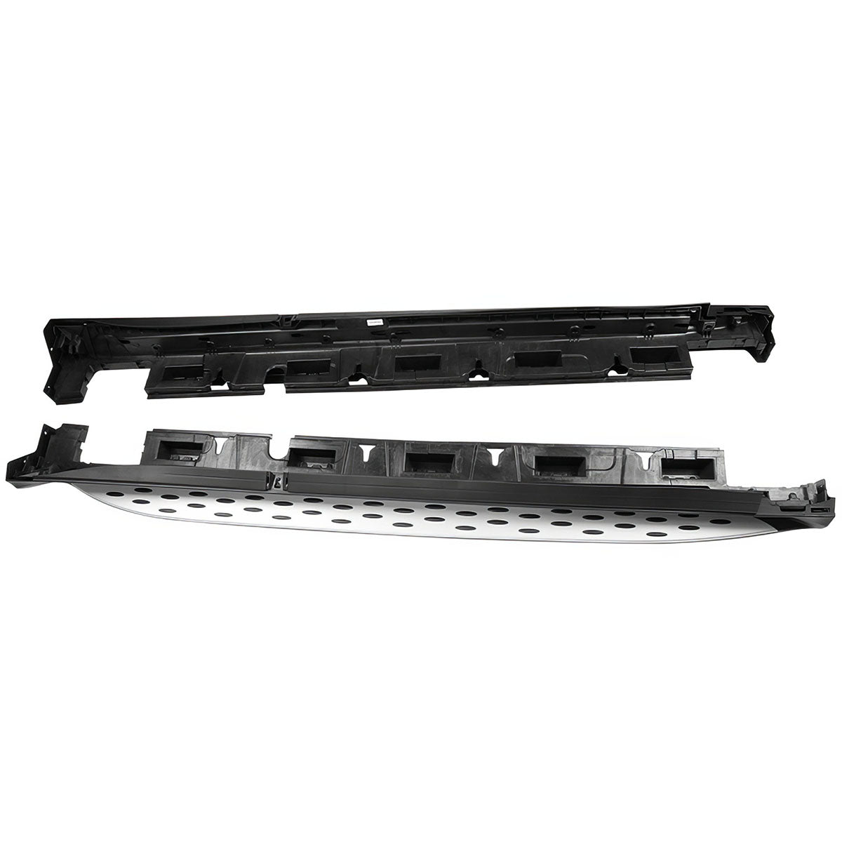 2016-2019 Benz C292 GLE-Class Black Silver Running Board Side Step Bar