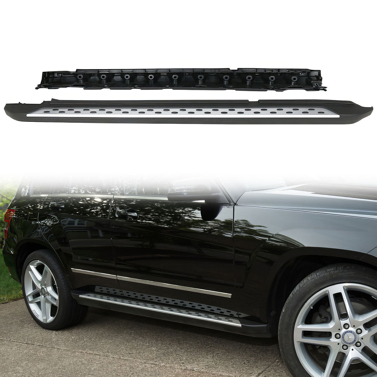 2010-2015 Mercedes X204 GLK350 GLK250 OE Style Aluminum Running Board