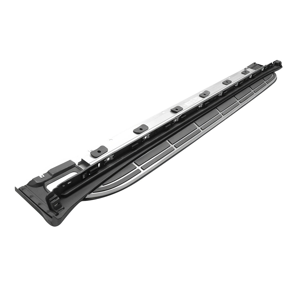 2011-2018 Porsche Cayenne OE Black Silver Side Running Boards Aluminum