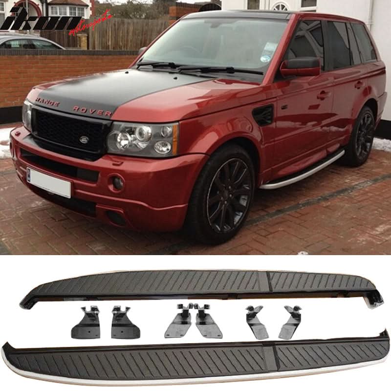 Fits 06-13 Range Rover Sports Running Board Side Step Bar + Roof Rack