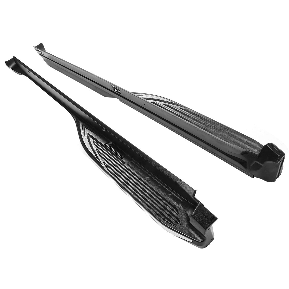 2018-2022 Toyota C-HR OE Style Black Silver Running Boards Aluminum