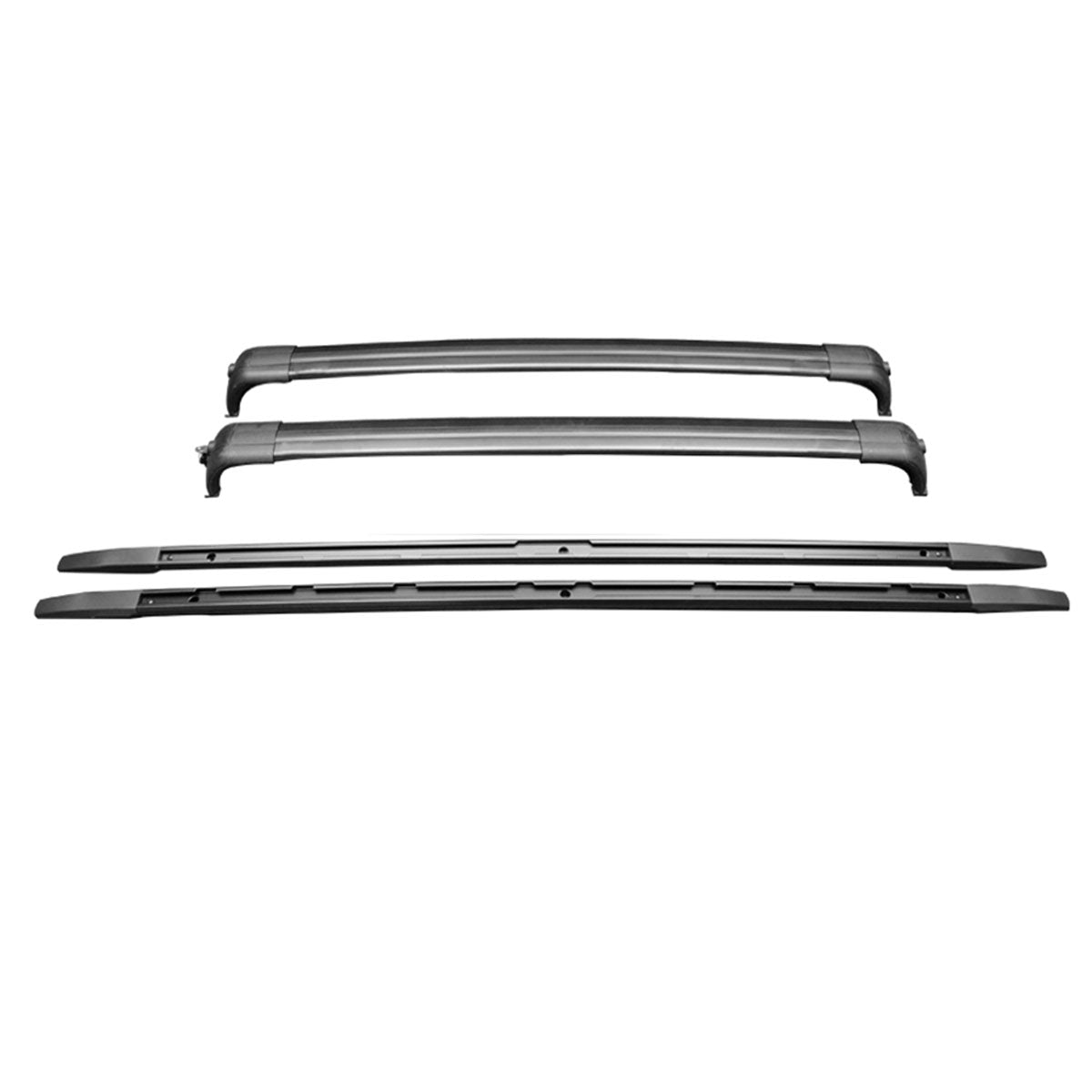 2006-2013 Range Rover L320 Sport OE Black Roof Rack Cross Bar Aluminum
