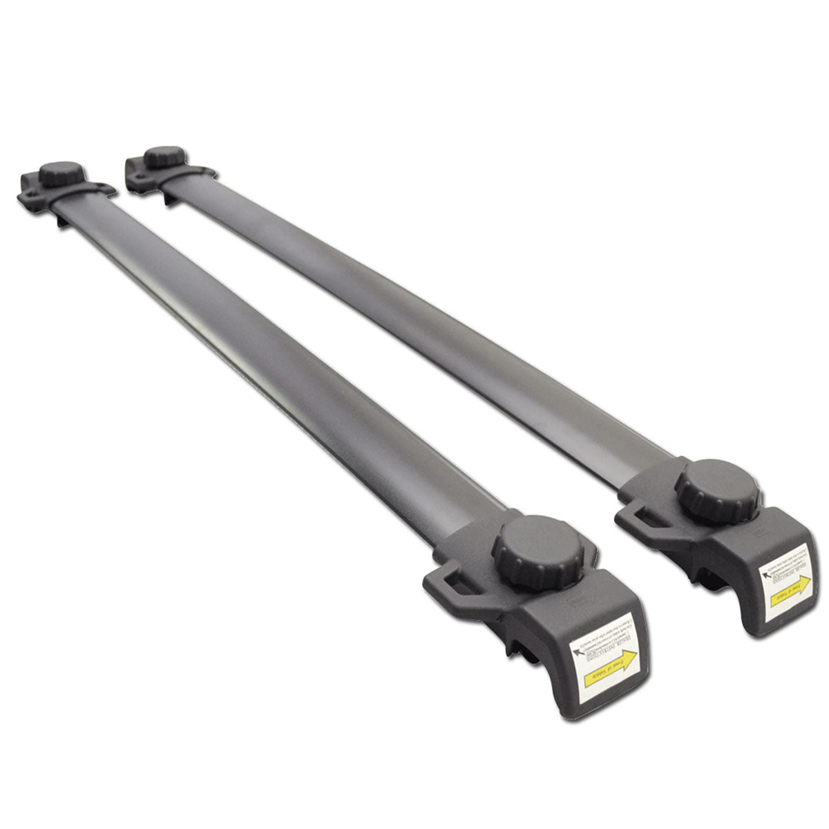 2009-2020 Dodge Journey OE Black Cross Bar Roof Rack Aluminum ABS