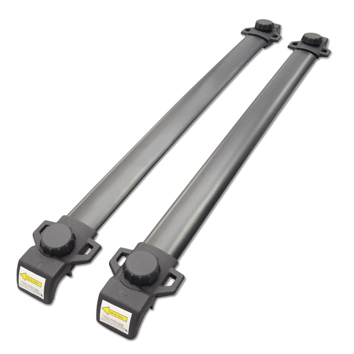 2009-2020 Dodge Journey OE Black Cross Bar Roof Rack Aluminum ABS