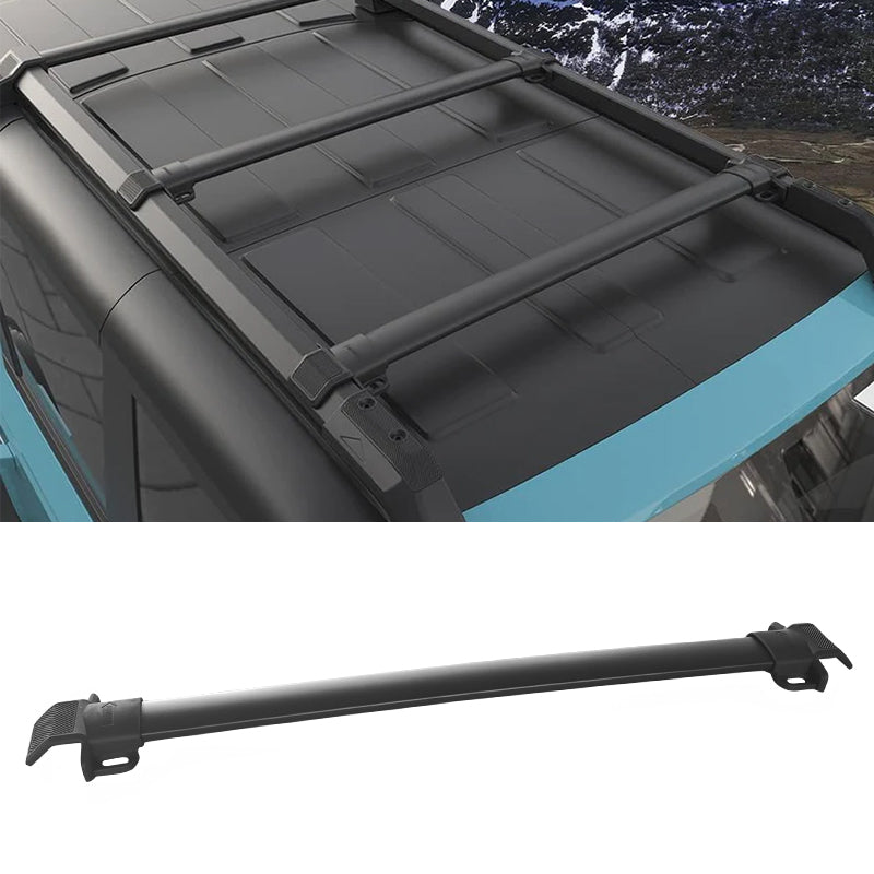 2021-2025 Ford Bronco Top Roof Rack Cargo Carrier Crossbar Aluminum