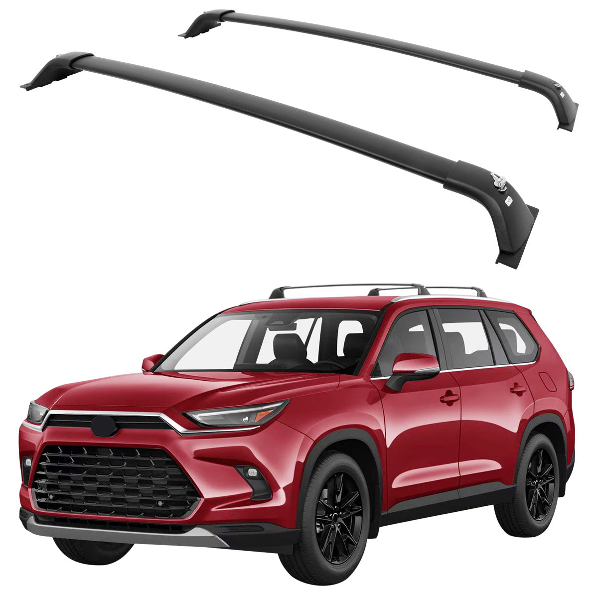 2024-2025 Toyota Grand Highlander&Lexus TX Lockable Cross Bar Aluminum