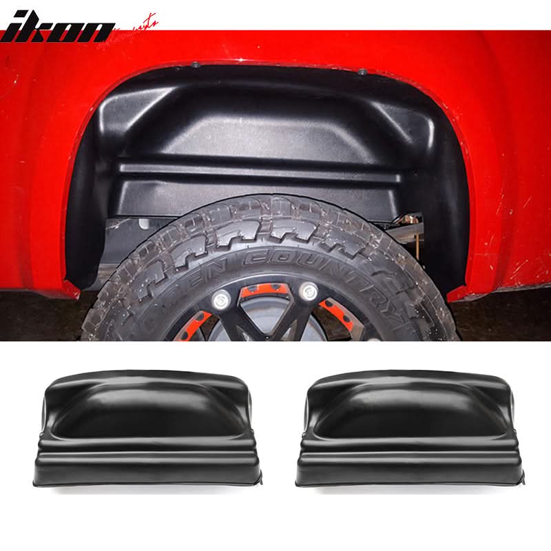 2007-2014 Chevy Silverado OE Black Rear Wheel Guards Fender Liner PP