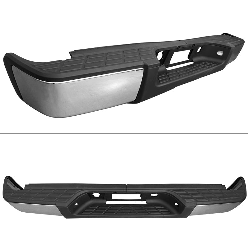 2007-2013 Chevy Silverado Sierra 1500 OE Chrome Rear Step Bumper Steel
