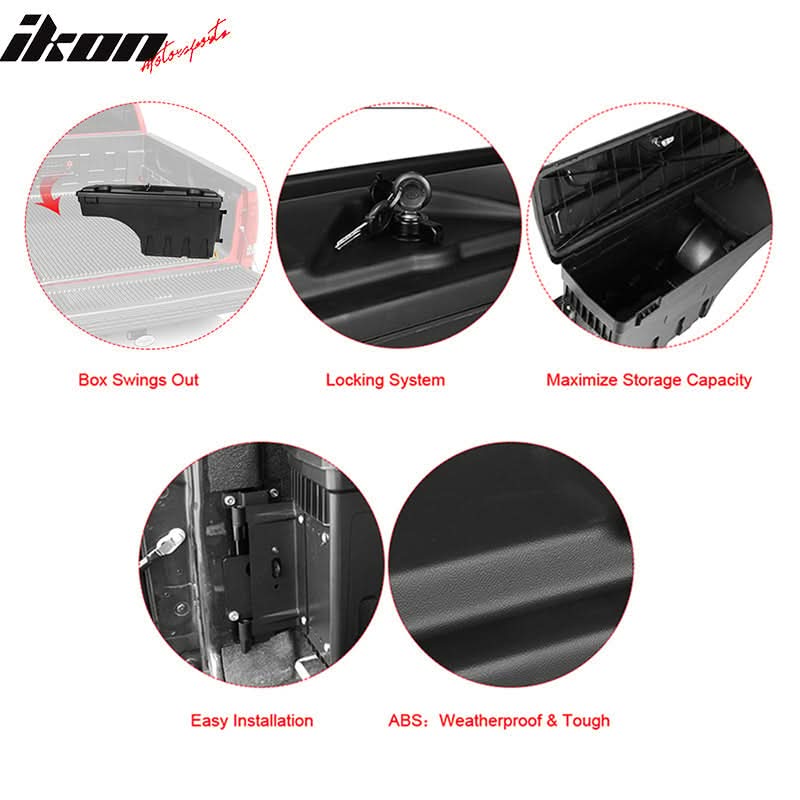 2007-2019 Toyota Tundra Truck Storage Box Toolbox ABS