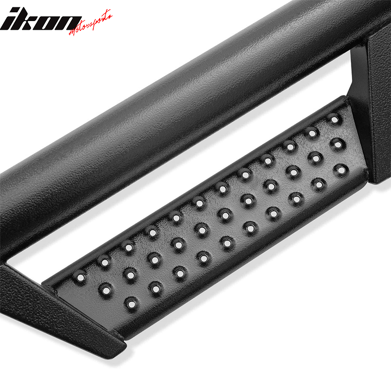 2007-2018 Chevy Silverado Crew Cab BCK Style Black Running Boards