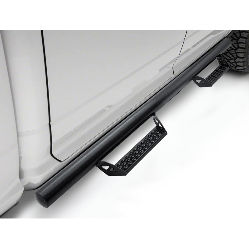 2007-2018 Chevy Silverado Crew Cab BCT Style Black Running Boards