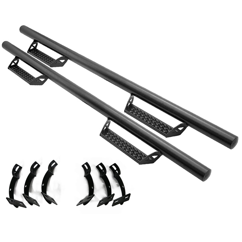 2009-2023 Dodge Ram Crew Cab BCT Style Black Running Boards Side Step
