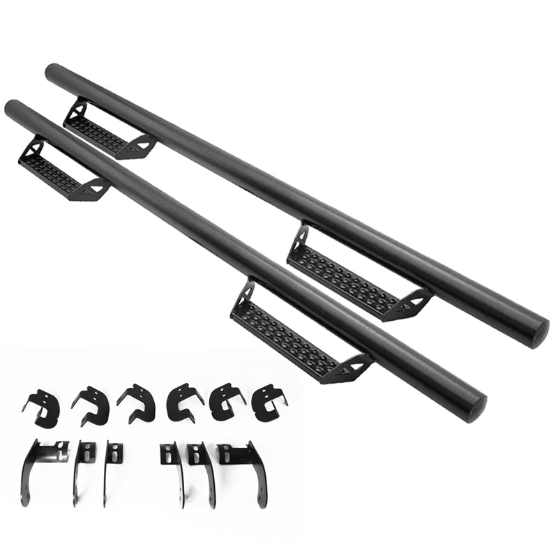 2015-2022 Ford F-150 Super Cab BCT Style Black Running Board Side Step