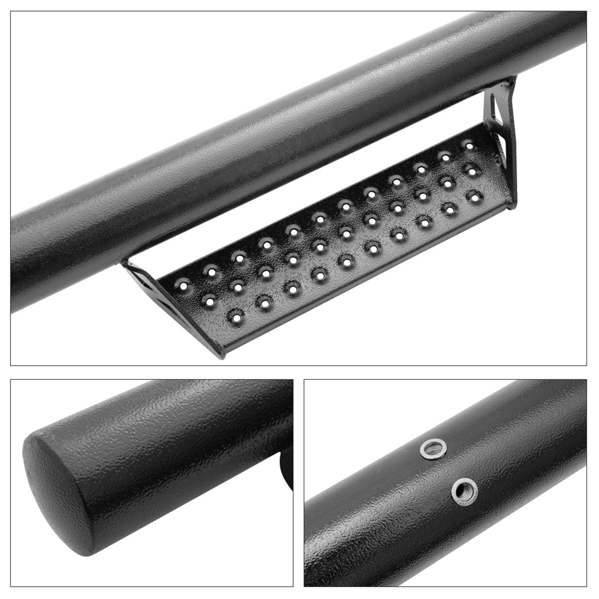 2017-2023 Ford F-250 Superduty SuperCrew Cab BCT Black Running Boards