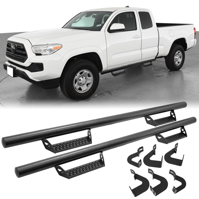 2005-2022 Toyota Tacoma Access Cab BCT Black Running Boards Side Step