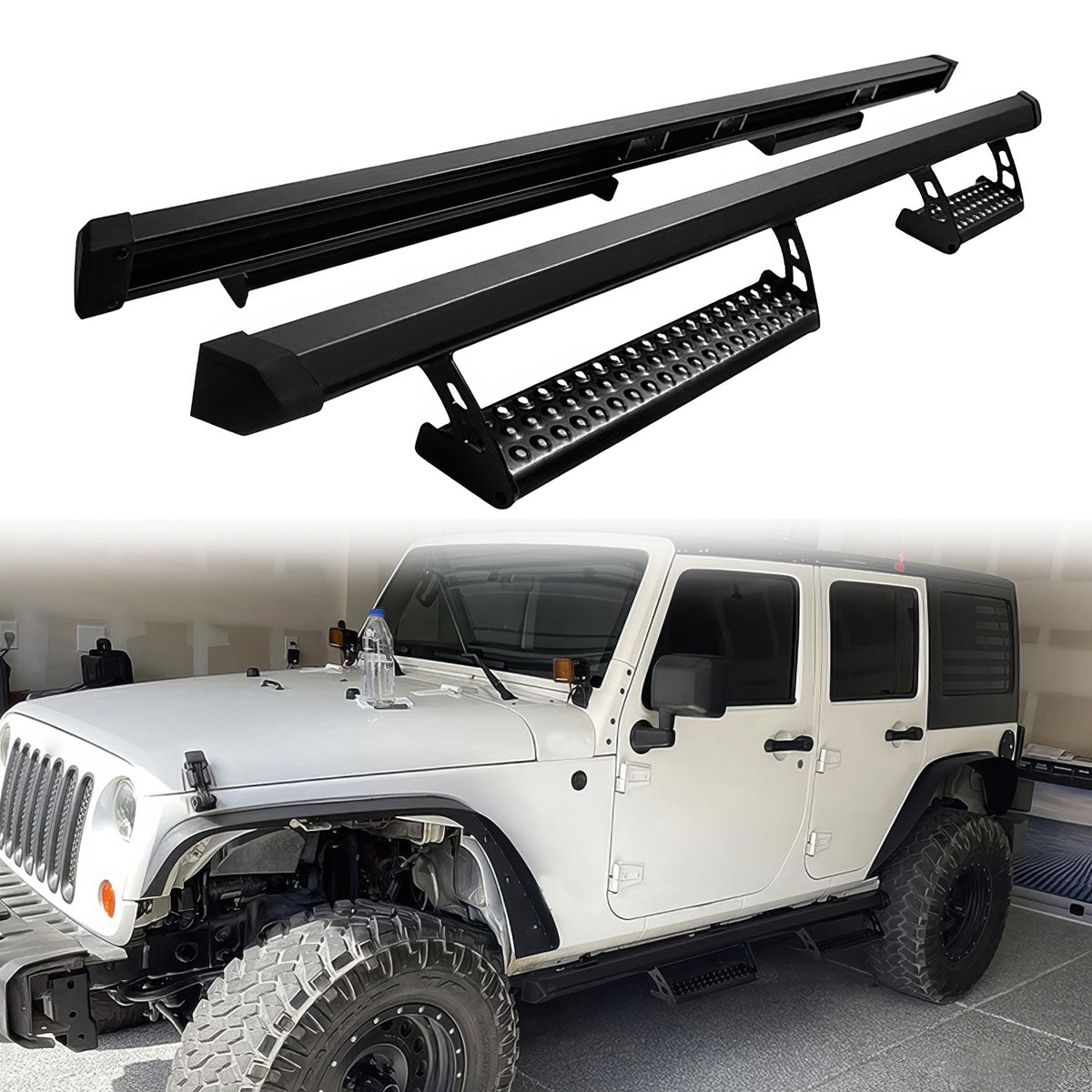 2007-2018 Jeep Wrangler 4-Door V1 Style Running Board