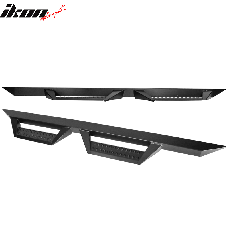 2009-2023 Dodge Ram Crew Cab BZ Style Black Running Boards Side Step