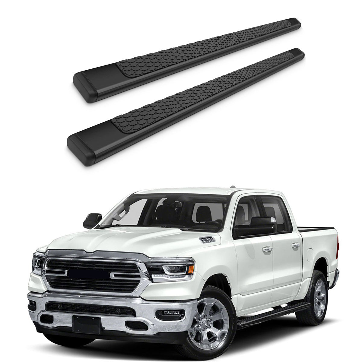 2019-2023 Ram 1500 Quad Cab Running Boards Stainless Steel