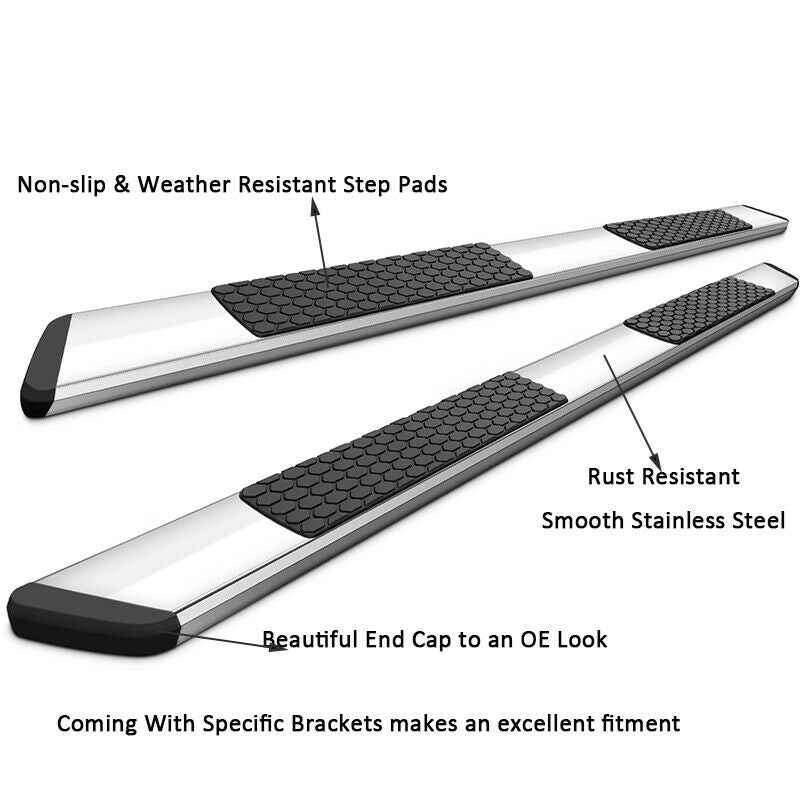 2019-2023 Ram 1500 Quad Cab Running Boards Stainless Steel