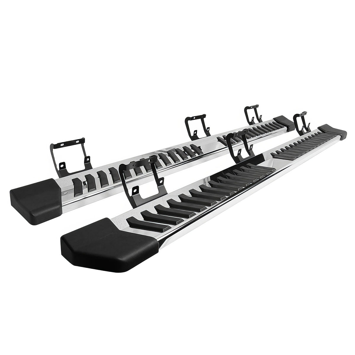 2015-2023 Ford F-150 Super Crew Cab V Running Boards Side Step Bars
