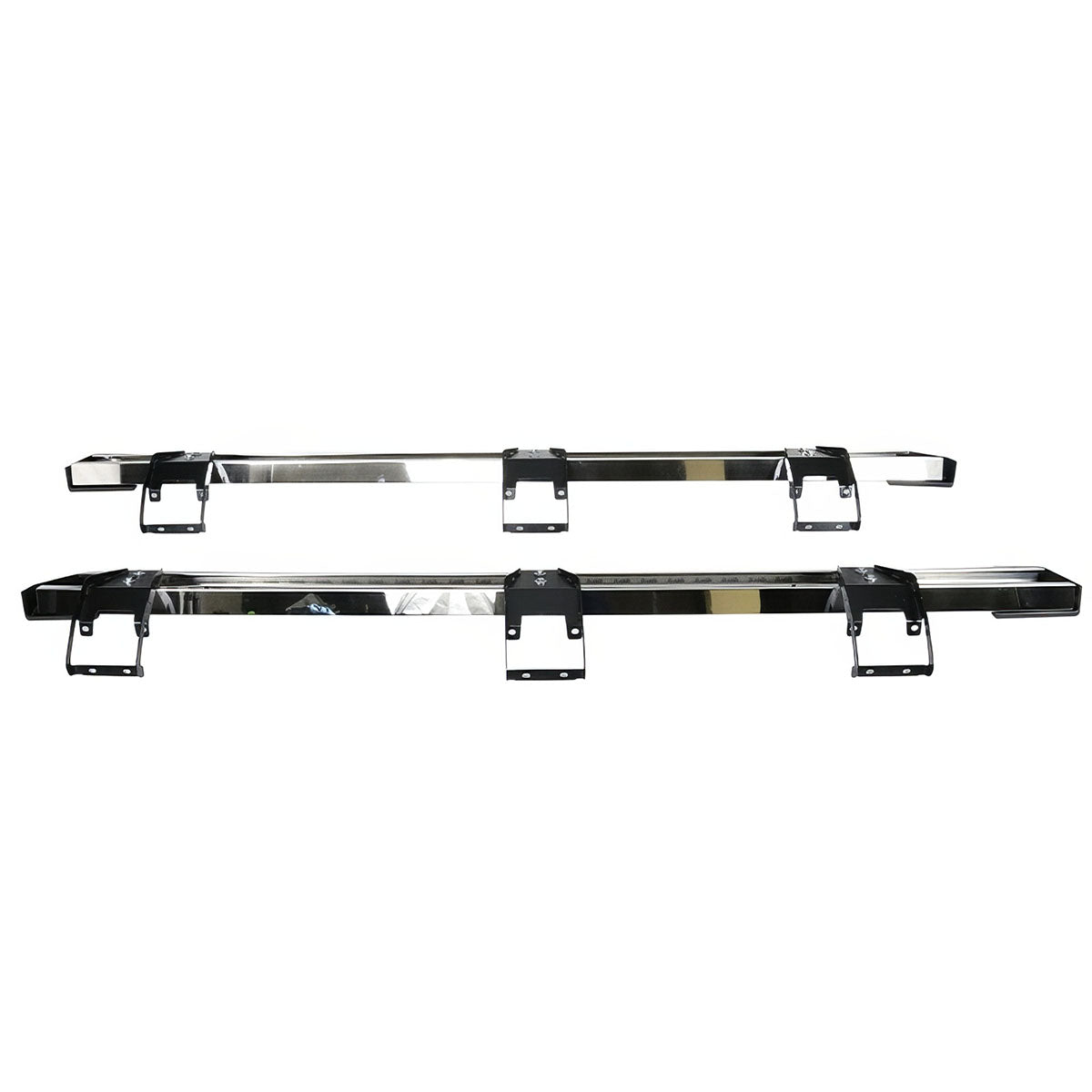 2015-2023 Ford F-150 Super Crew Cab V Running Boards Side Step Bars