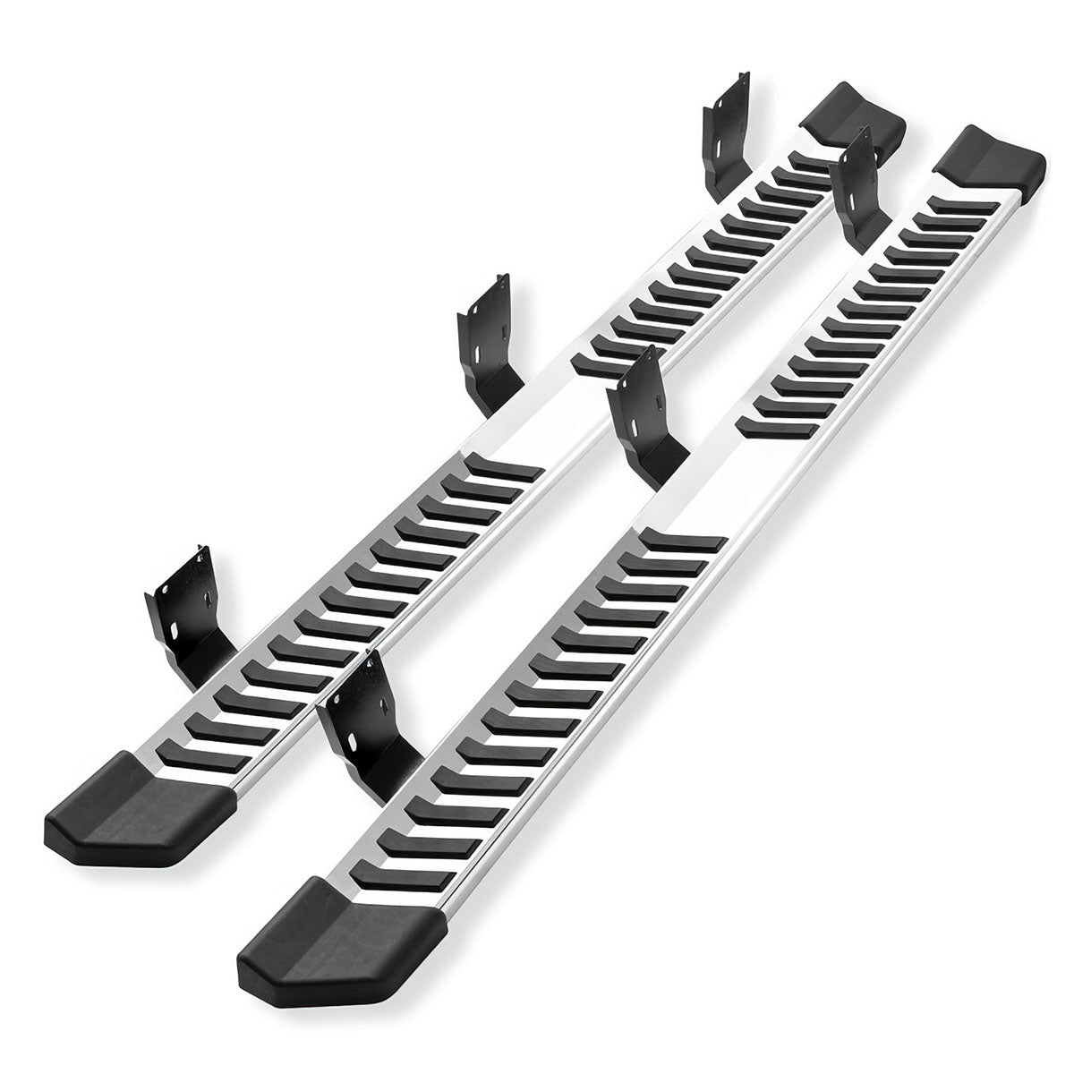 1999-2016 Ford F-250 Super Duty V Type Running Boards Stainless Steel