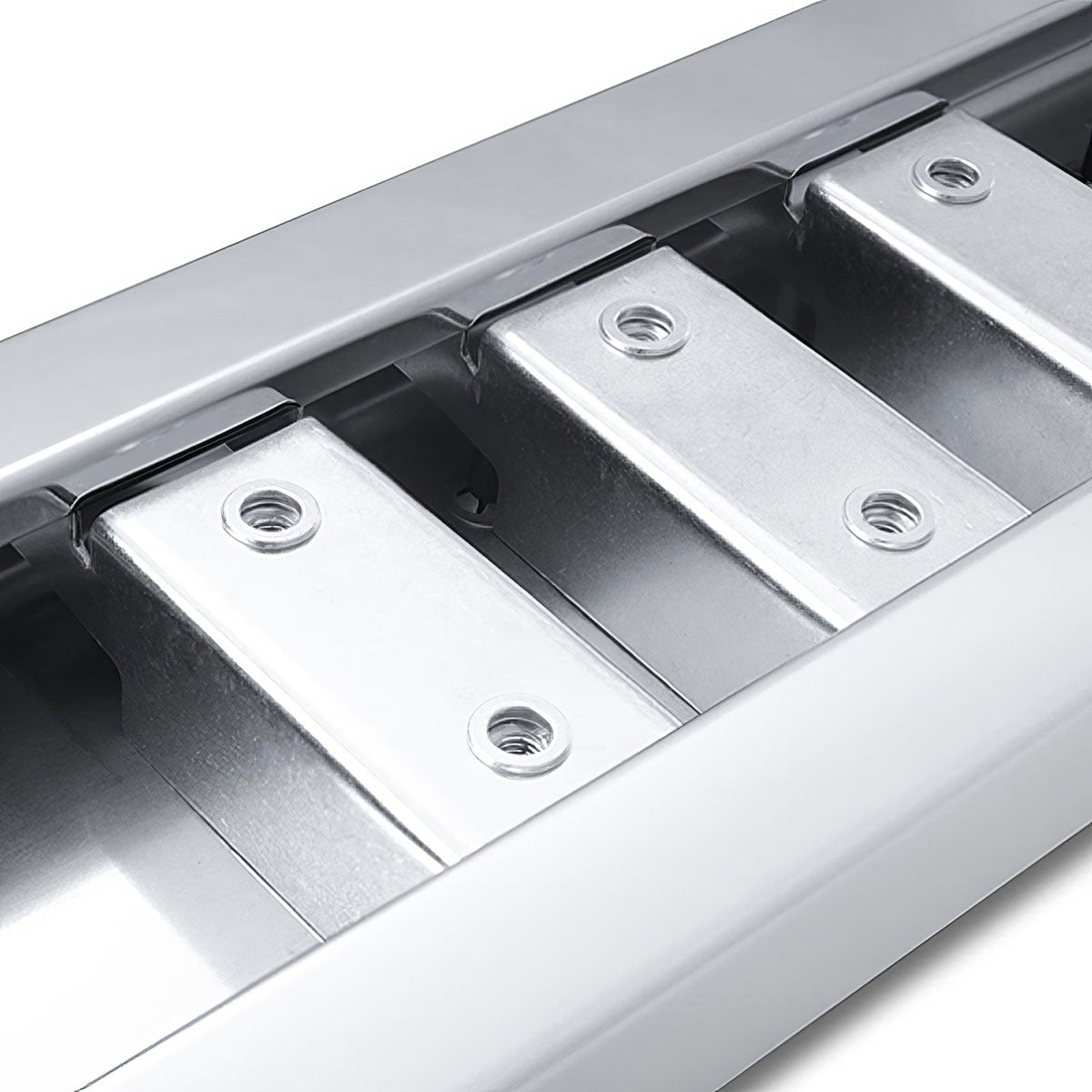 1999-2016 Ford F-250 Super Duty V Type Running Boards Stainless Steel