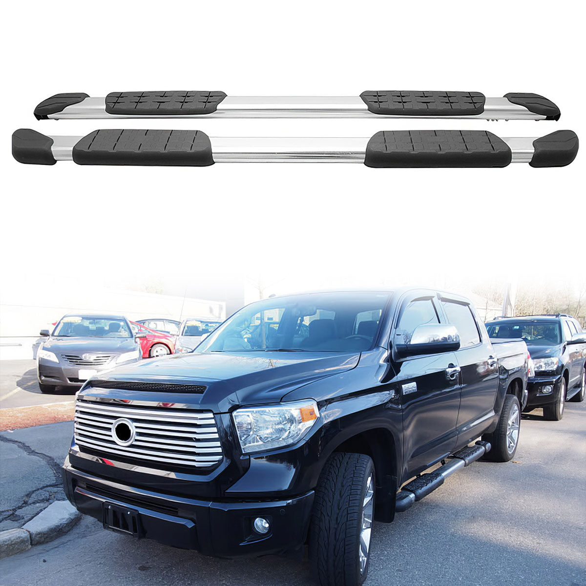 2007-2021 Toyota Tundra CrewMax Cab Running Boards