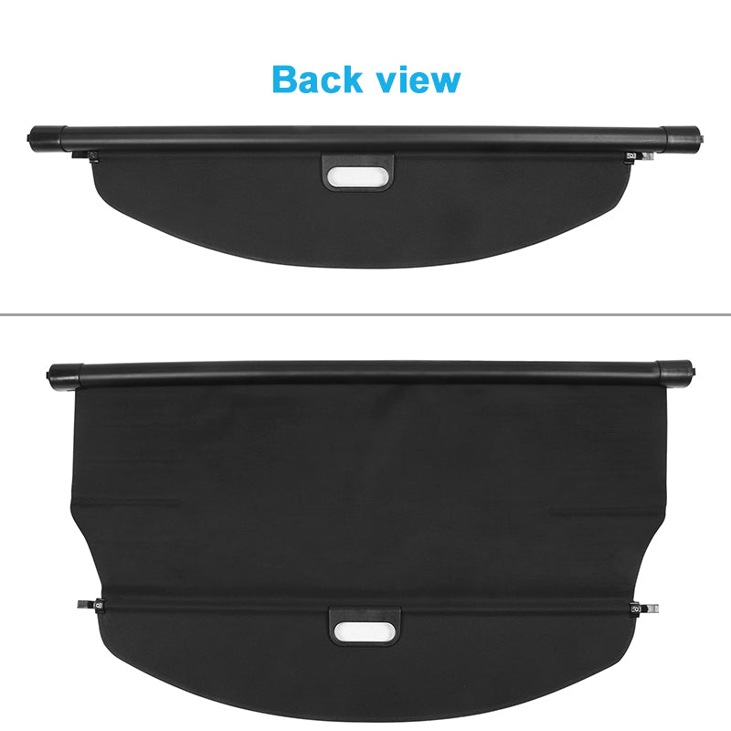 2019-2025 Acura RDX Black Tonneau Cargo Shade Cover Vinyl Aluminum Rod