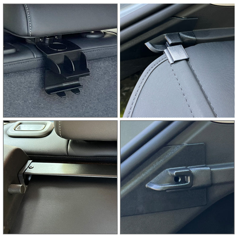 2024-2025 Chevrolet Trax Black Retractable Rear Trunk Cargo Cover Canv
