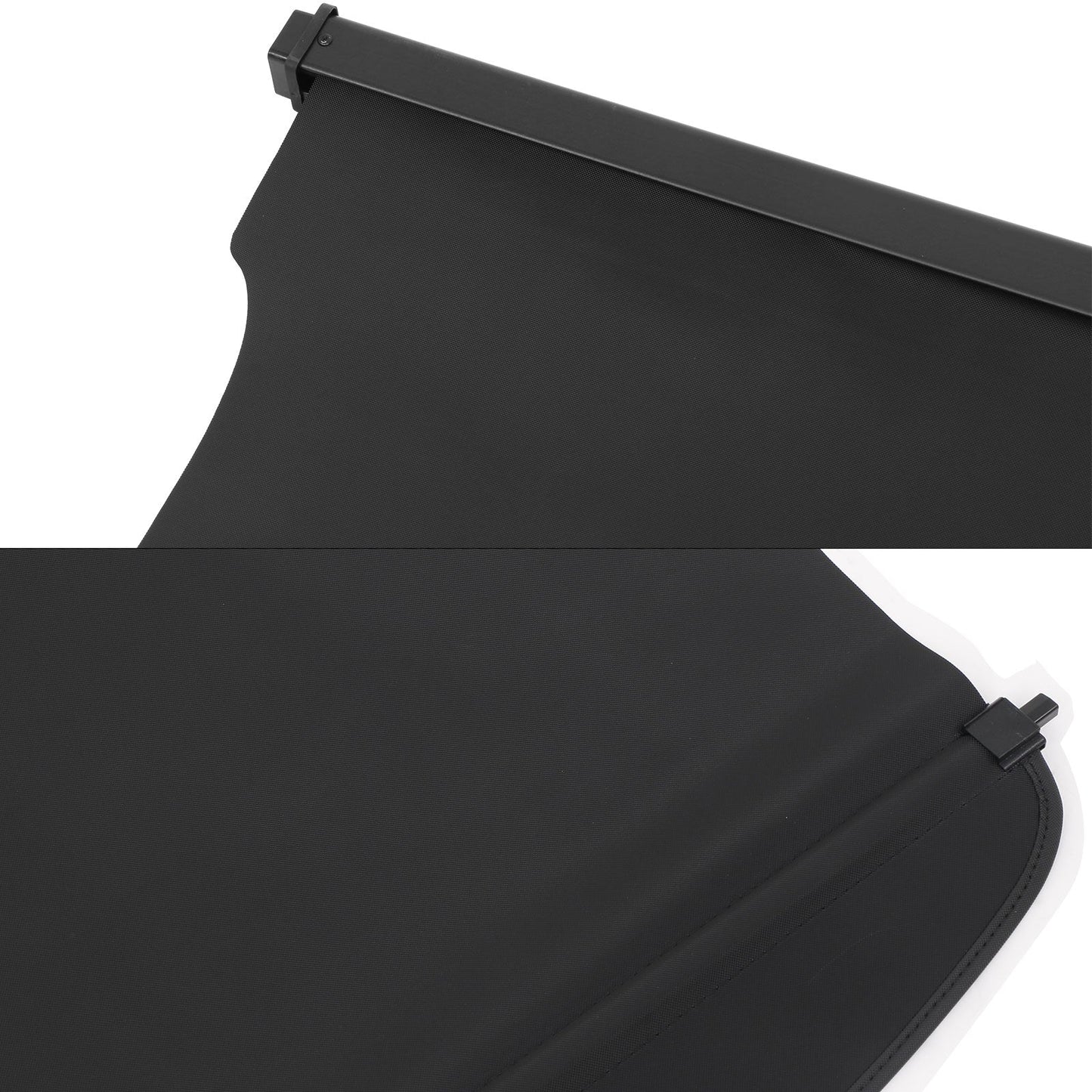 2020-2025 Ford Escape Black Retractable Rear Trunk Cargo Cover Canvas