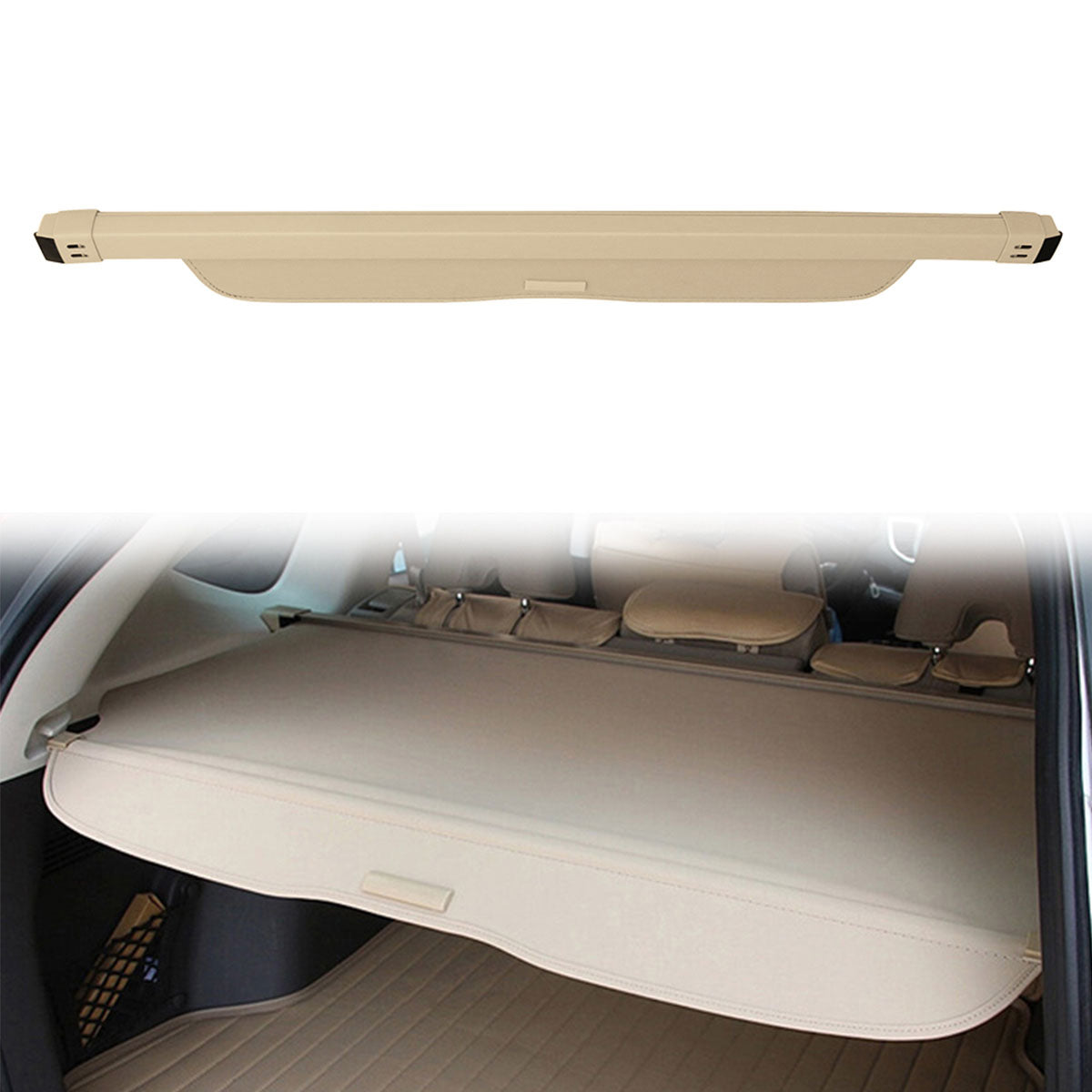 2012-2016 Honda CR-V OE Rear Luggage Cargo Cover Vinly Aluminum Rod